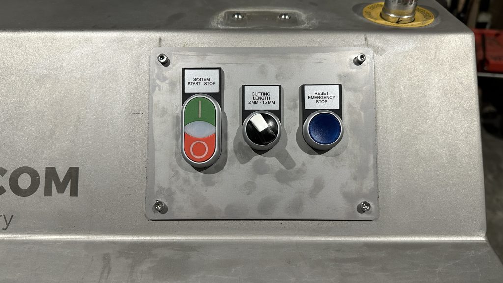 Bandsnijmachine bediening